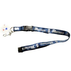 SEATTLE MARINERS Old English Lanyard Keychain Brand New MLB Licensed